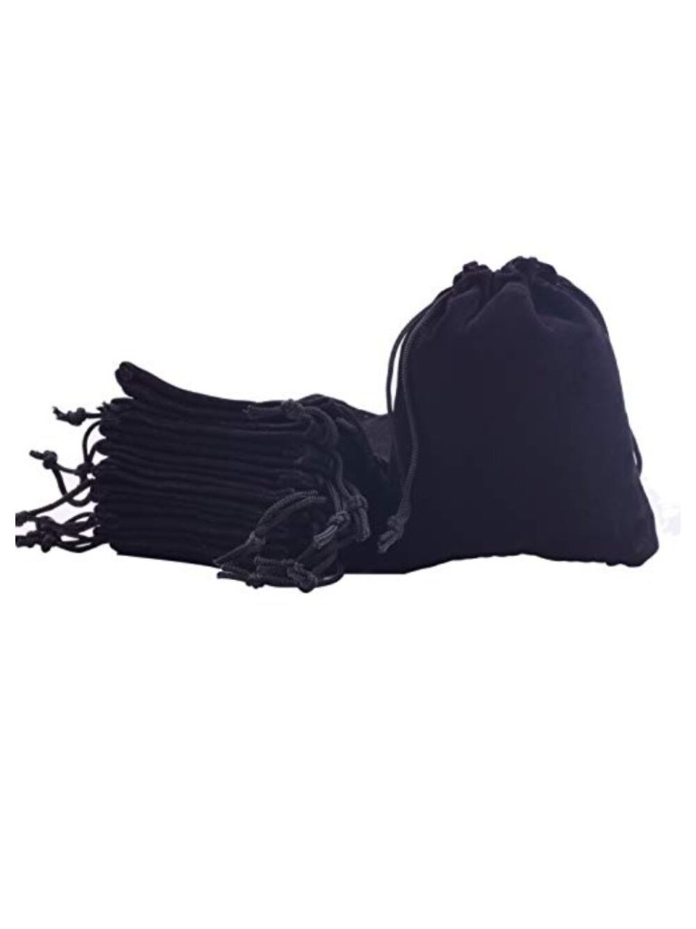 50pc Small Velvet Drawstring Gift Bags Jewelry Pouches Wedding Favors Party